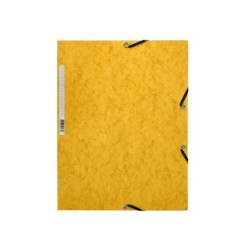 Carpeta q-connect gomas kf02166 carton simil-prespan solapas 320x243 mm amarilla