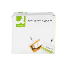 Identificador con pinza q-connect kf01562 60x90 mm cerrada