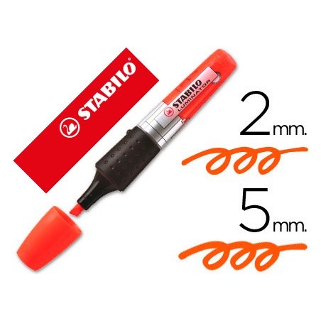 Rotulador stabilo boss luminator naranja tinta liquida
