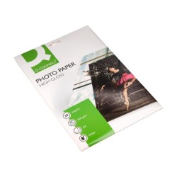 Papel q-connect foto glossy kf02163 din a4 alta calidad digital photo para ink-jet bolsa de 20 hojas de 260 gr