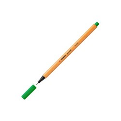 Rotulador stabilo punta de fib ra point 88 verde hoja punta fina 0,4mm