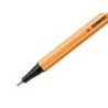 Rotulador stabilo punta de fib ra point 88 verde hoja punta fina 0,4mm