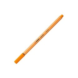 Rotulador stabilo punta de fib ra point 88 naranja punta fina 0,4mm