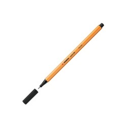Rotulador stabilo punta de fib ra point 88 negro punta fina 0,4mm