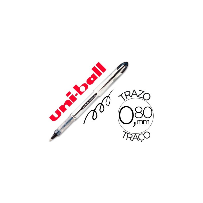 Rotulador uni-ball roller ub-200 vision negro 0,8 mm -unidad