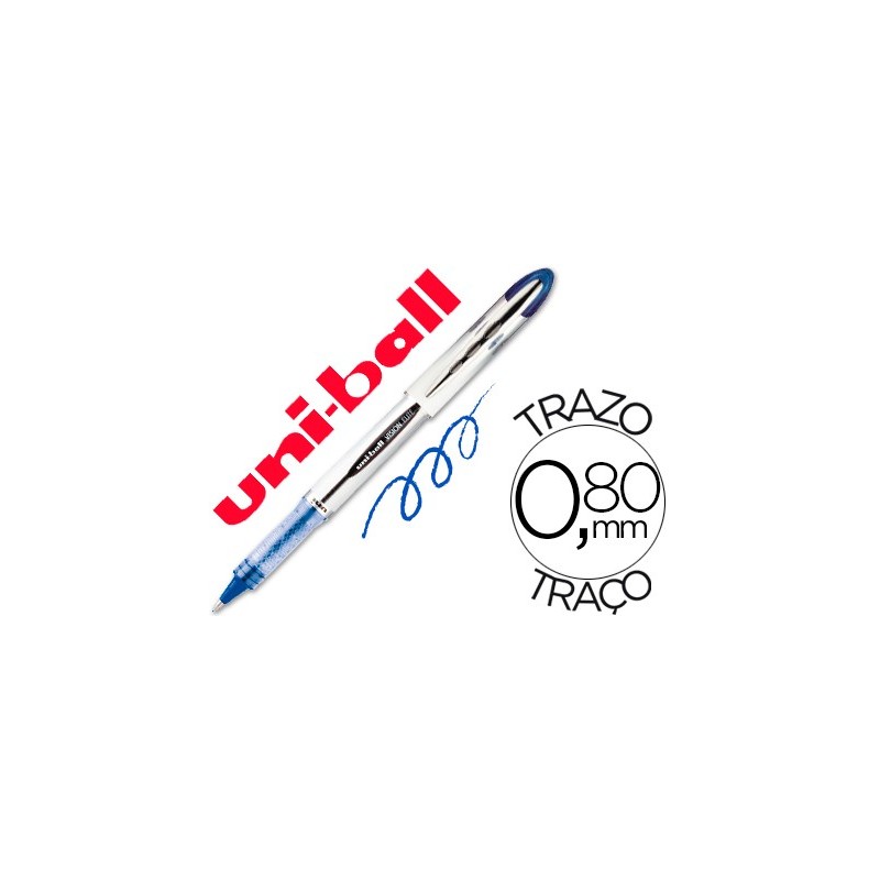Rotulador uni-ball roller ub-200 vision azul 0,8 mm -unidad