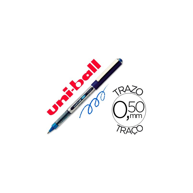 Rotulador uni-ball roller ub-150 micro eye azul 0,5 mm unidad