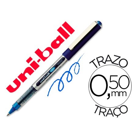 Rotulador uni-ball roller ub-150 micro eye azul 0,5 mm unidad