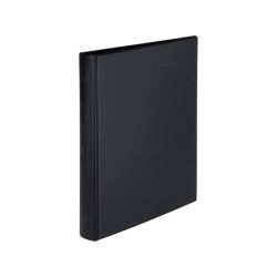Carpeta multifin alfa 3005-m 16 anillas 25 mm plastico folio negro