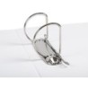 Carpeta canguro 2 anillas mixtas 55mm liderpapel a4 plastico blanca