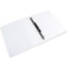 Carpeta canguro 4 anillas mixtas 16mm liderpapel a4 plastico blanca