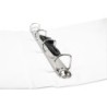 Carpeta canguro 4 anillas mixtas 16mm liderpapel a4 plastico blanca