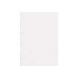 Recambio liderpapel cuarto 100 hojas 60g/m2 liso sin margen 6 taladros