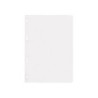 Recambio liderpapel cuarto 100 hojas 60g/m2 liso sin margen 6 taladros