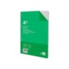 Recambio liderpapel cuarto 100 hojas 60g/m2 horizontal con margen 6 taladros