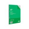Recambio liderpapel cuarto 100 hojas 60g/m2 horizontal con margen 6 taladros