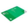 Recambio liderpapel cuarto 100 hojas 60g/m2 cuadro 3mm con margen 6 taladros