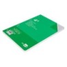 Recambio liderpapel cuarto 100 hojas 60g/m2 cuadro 4mm con margen 6 taladros