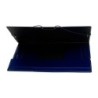 Carpeta liderpapel gomas folio solapas plastico azul