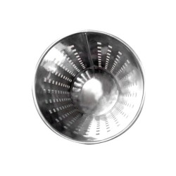 Papelera metalica q-connect perforada cromada 250x325 mm