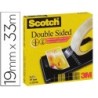 Cinta adhesiva scotch dos caras 33 mt x 19 mm