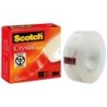 Cinta adhesiva scotch supertransparente 33 mt x 19 mm 600/1933ci