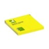 Bloc de notas adhesivas quita y pon q-connect 76x76 mm amarillo neon 80 hojas