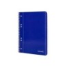 Cuaderno espiral liderpapel a5 micro serie azul tapa blanda 80h 75 gr horizontal 6 taladros azul