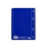 Cuaderno espiral liderpapel a5 micro serie azul tapa blanda 80h 75 gr horizontal 6 taladros azul