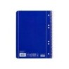 Cuaderno espiral liderpapel a5 micro serie azul tapa blanda 80h 75 gr cuadro5mm 6 taladros azul