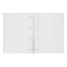 Cuaderno espiral liderpapel a4 micro serie azul tapa blanda 80h 75 gr liso con margen 4 taladros azul
