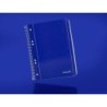 Cuaderno espiral liderpapel a5 micro serie azul tapa blanda 80h 75 gr cuadro5mm 6 taladros azul