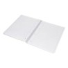 Cuaderno espiral liderpapel a4 micro serie azul tapa blanda 80h 75 gr horizontal con margen 4 taladros azul