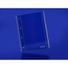 Cuaderno espiral liderpapel a4 micro serie azul tapa blanda 80h 75 gr horizontal con margen 4 taladros azul