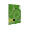 Recambio liderpapel a5 100 h 100g/m2 horizontal doble margen 6 taladros
