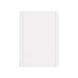 Recambio liderpapel a4 100 hojas 100g/m2 liso con margen 4 taladros