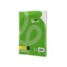 Recambio liderpapel a4 100 hojas 100g/m2 cuadro 5mm con doble margen 4 taladros