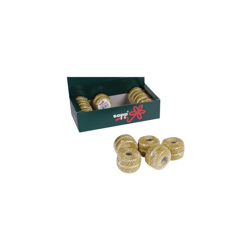 Cordoncillo oro ovillo de 20 mt