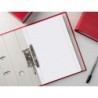 Recambio liderpapel a4 100 hojas 100g/m2 cuadro 5mm con doble margen 4 taladros