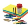 Punzon faibo plastico con punta de acero latonado 10 cm colores surtidos