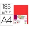 Subcarpeta liderpapel din a4 rojo intenso 180g/m2