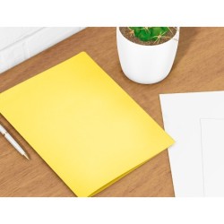 Subcarpeta liderpapel din a4 amarillo intenso 180g/m2