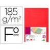 Subcarpeta liderpapel folio rojo intenso 180g/m2