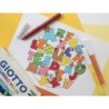 Rotulador giotto turbo maxi caja de 12 colores lavables con punta bloqueada