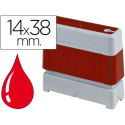 Sello automatico brother 14 mm x 38 mm rojo