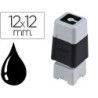 Sello automatico brother 12 mm x 12 mm negro
