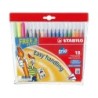 Rotulador escolar stabilo trio a-z bolsa de 18 unidades colores surtidos
