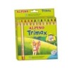 Lapices de colores alpino trimax caja de 12 colores surtidos