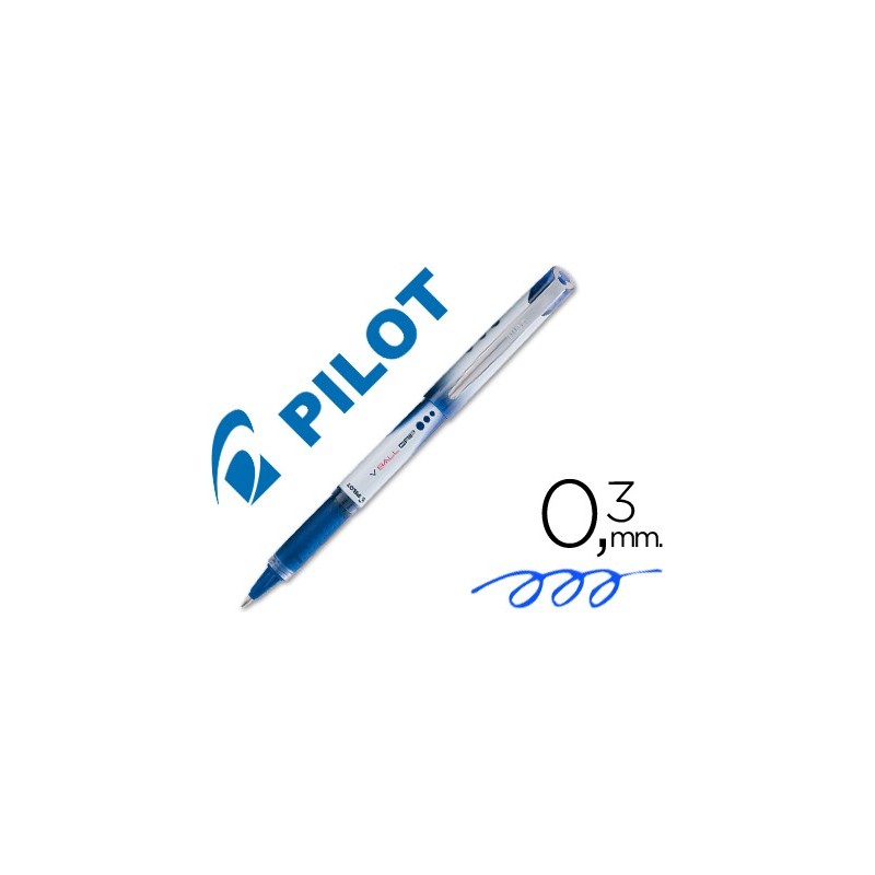 Rotulador pilot roller v-ball grip azul 0.5 mm