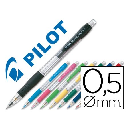 Portaminas pilot super grip 0,5 mm unidad